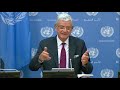 Incoming UN General Assembly President, Volkan Bozkır First Press Conference