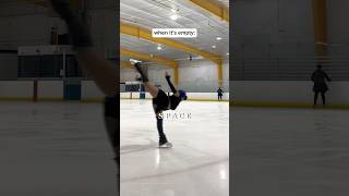 When space is everything in this sport ⛸️🤣