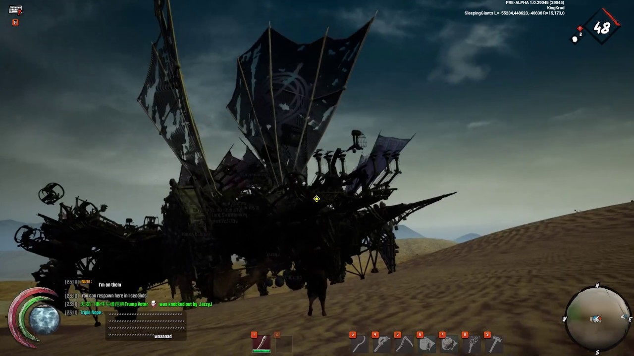 Last oasis Falco rams full speed into another falco.