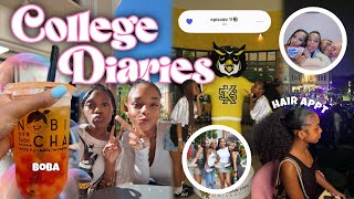 COLLEGE DIARIES 001| move in day, welcome week, parties, maintenance & more! || JADA STAR