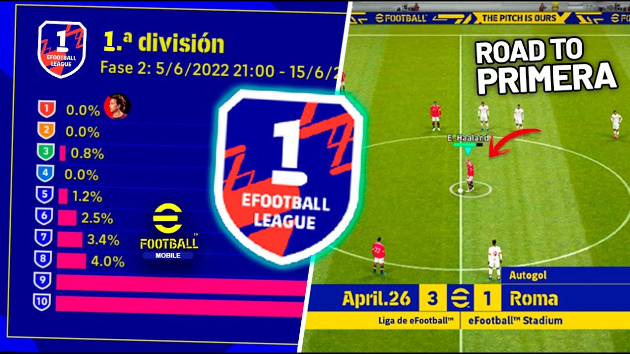 LA EFOOTBALL LEAGUE!! to DIVISIÓN | Efootball mobile | GleenGe - YouTube
