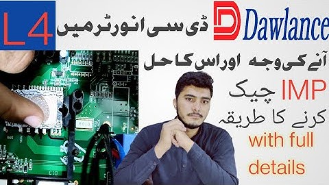 HOW TO FIX L4 ERROR IN DAWLANCE DC INVERTER AC/L4 ERROR IN DAWLANCE AC