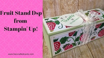 Fruit Stand Designer Series Paper Jam Box with Stampin Up