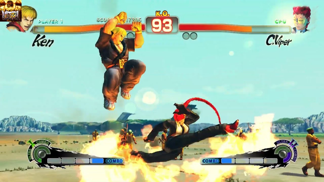 ULTRA STREET FIGHTER IV - Ken Vs. C. Viper - YouTube