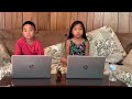 Today my kids are doing school work online on the 2nd day of school online