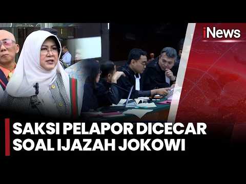 Saksi Mengaku Pernah Lihat Ijazah Jokowi! Kubu Dokter Tifa Langsung Minta Dibuktikan | iNews Pagi