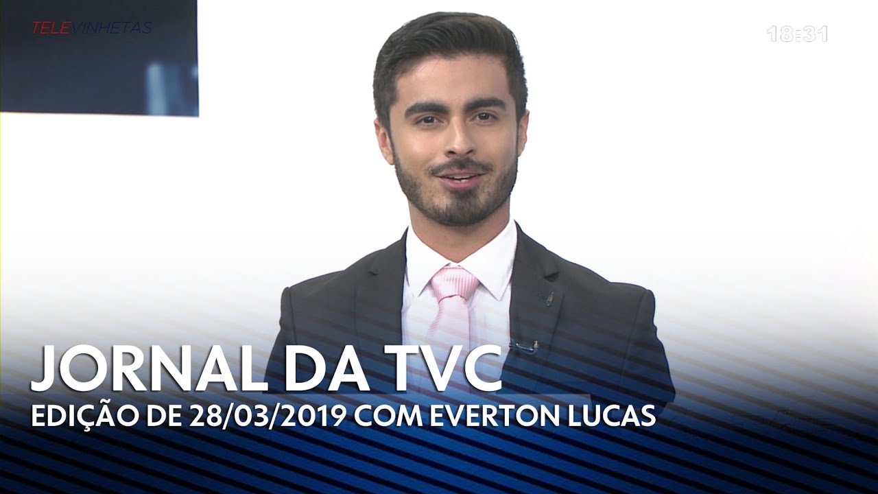 Trechos do "Jornal da TVC" com Everton Lucas (28/03/2019)