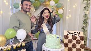 Friend Baby Shower  Party | Baby shower Vlog | Green Theme | Baby Shower Decorations