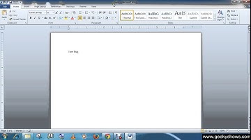 Microsoft Office Word 2010 Save New Document or Existing Document