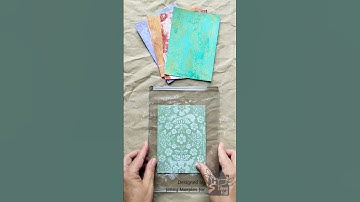 Eileen Hull Designs Decorative Papers Tutorial #sizzix #eileenhull #666765 #whitepaint