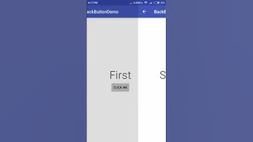 How to Implement Back Button on Toolbar in Android Studio | BackButtonAndroid | Android Coding