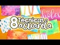 FONDOS Y TEXTURAS con ACUARELA!! ✄ Barbs Arenas Art!