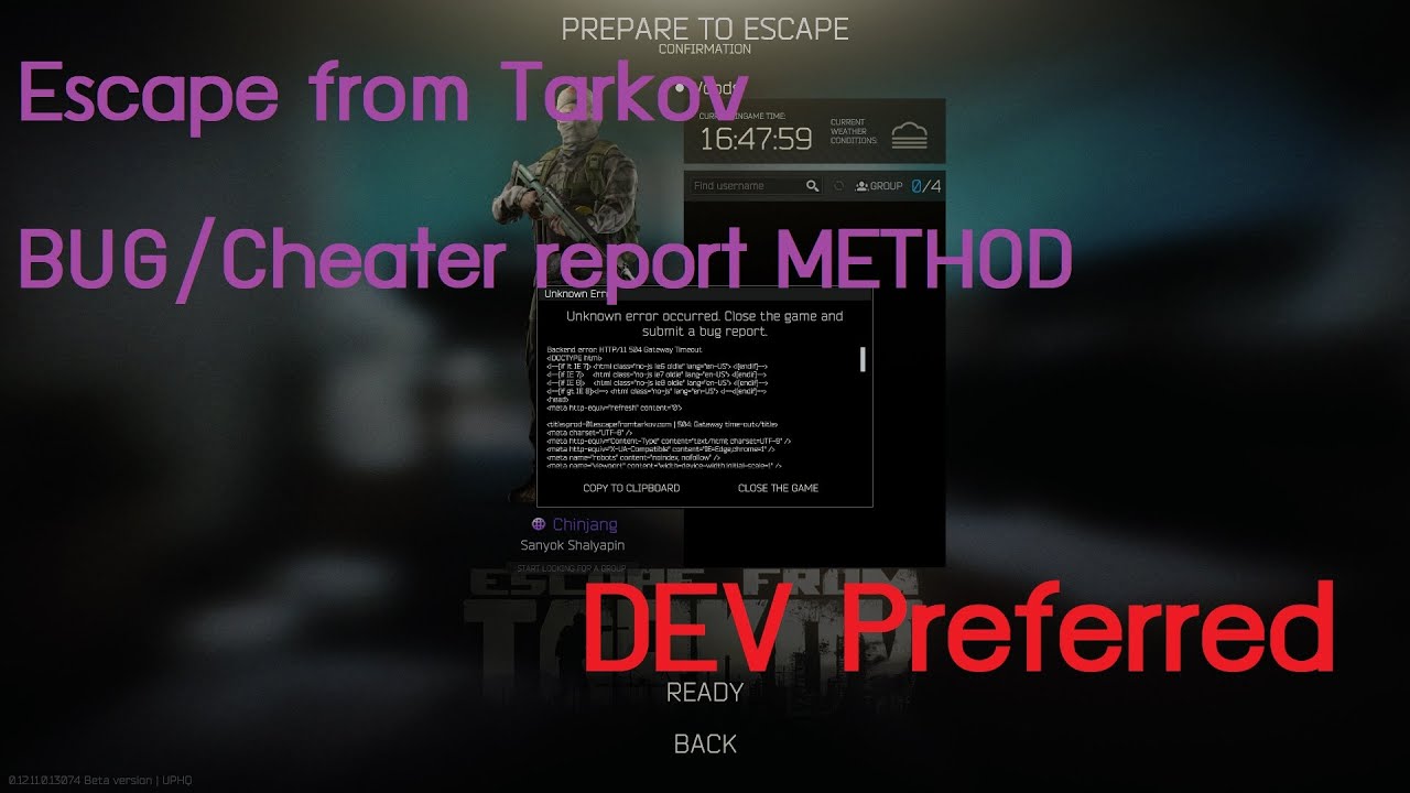escape from tarkov looking for group escape from tarkov looking for group