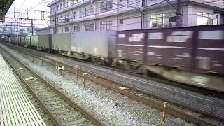 EF210-14牽引 コンテナ列車 5050列車 大船駅通過