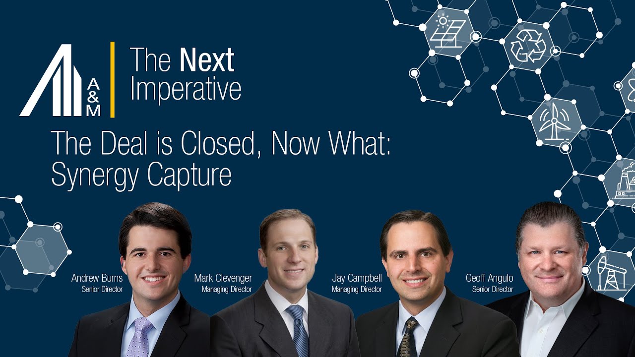 The Deal is Closed, Now What: Synergy Capture