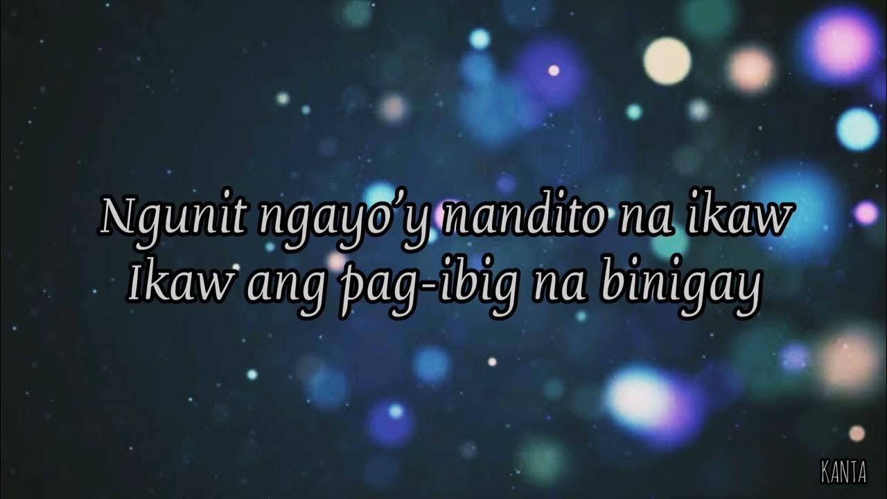 IKAW - YENG CONSTANTINO ( LYRICS ) - YouTube