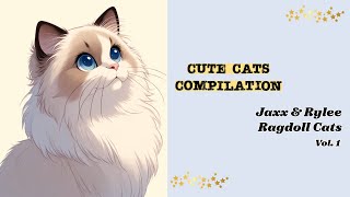 Cute Cats Compilation Funny | Ragdoll Cats | Jaxx and Rylee | Jan Mar 2024 | Vol. 1