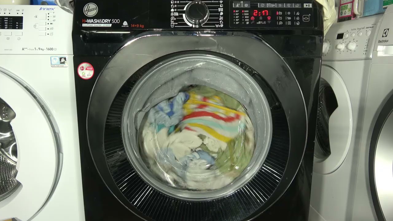 Cotton 90'c (heavy) / Hoover H-wash & Dry 500 14kg Washer Dryer