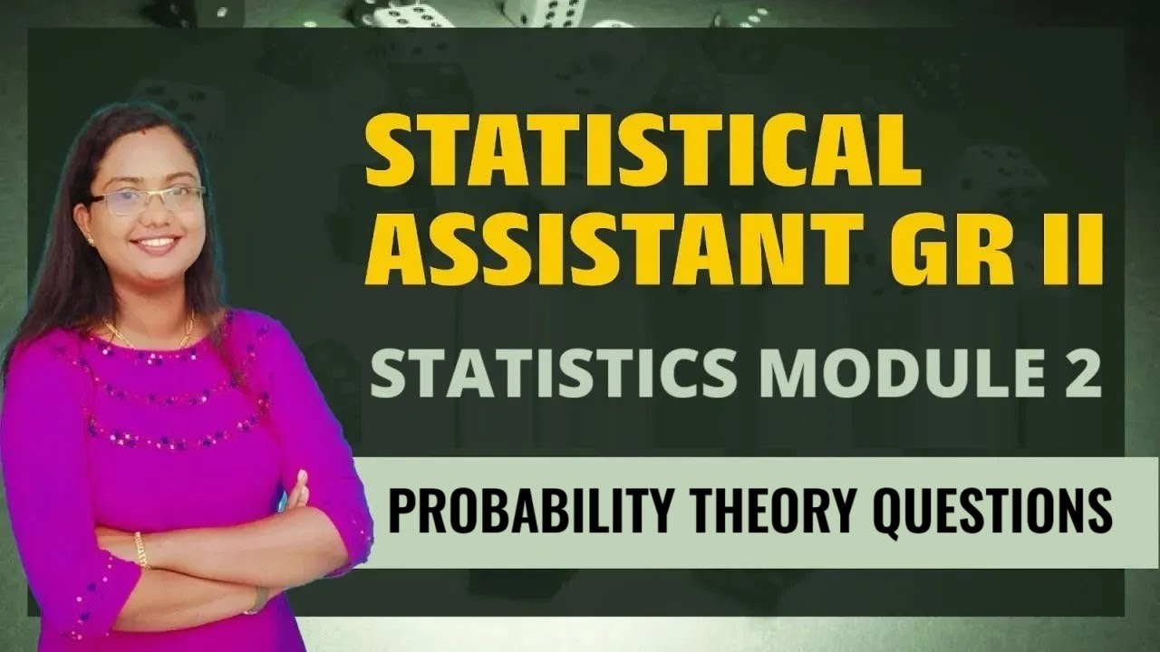 Statistical Assistant | Exam Date | Statistics | Probability Theory PYQ ...