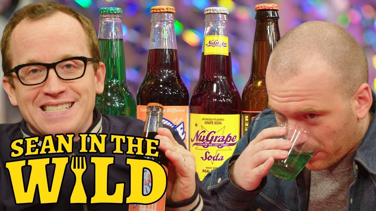 Chris Gethard and Sean Evans Compete in a Blind Soda Taste-Test | Sean in the Wild | First We Feast