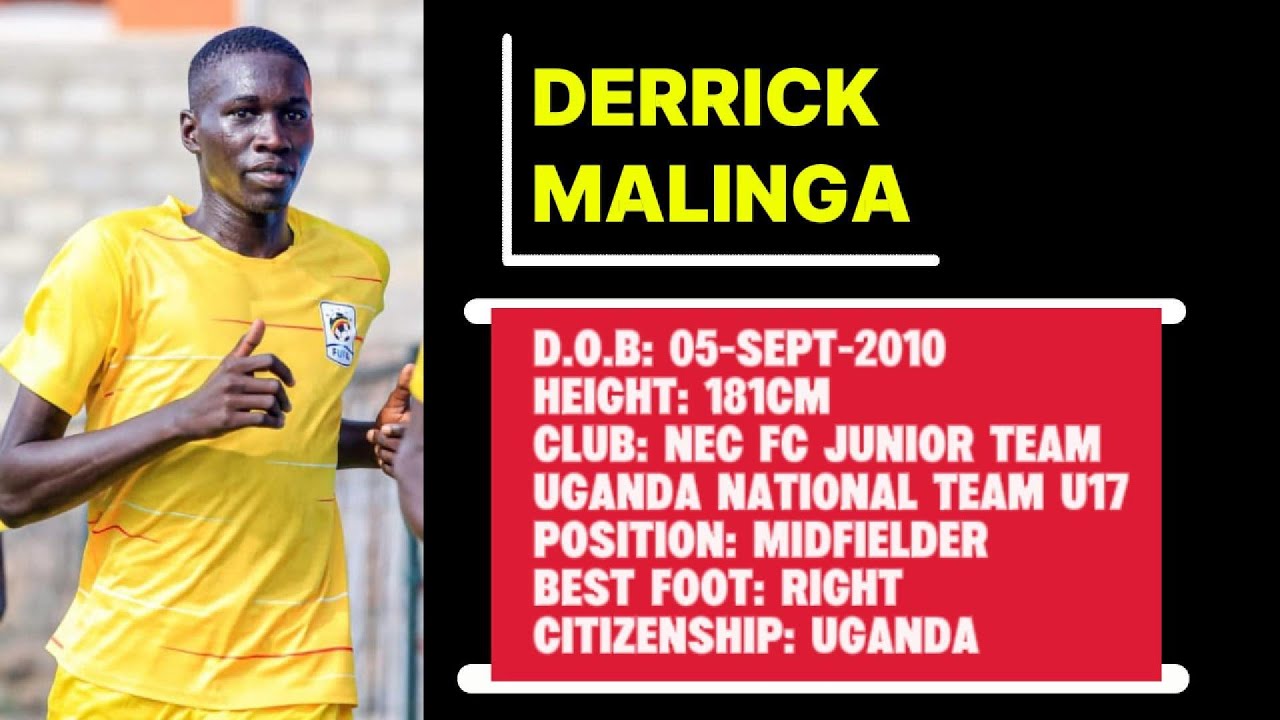 Derrick Malinga _ Midfielder_ Uganda U17