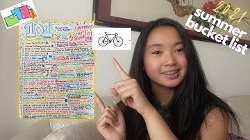 SUMMER BUCKET LIST 2021