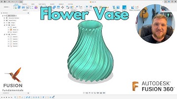 Fusion 360 Tutorial: Flower vase