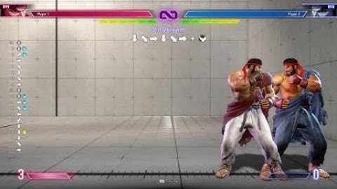 How to setup a training mode in sf6 demo