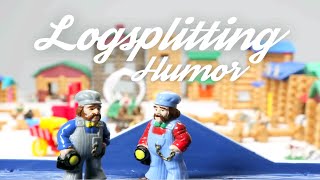 Logsplitting Humor (Episode 1) | Lincoln Logs