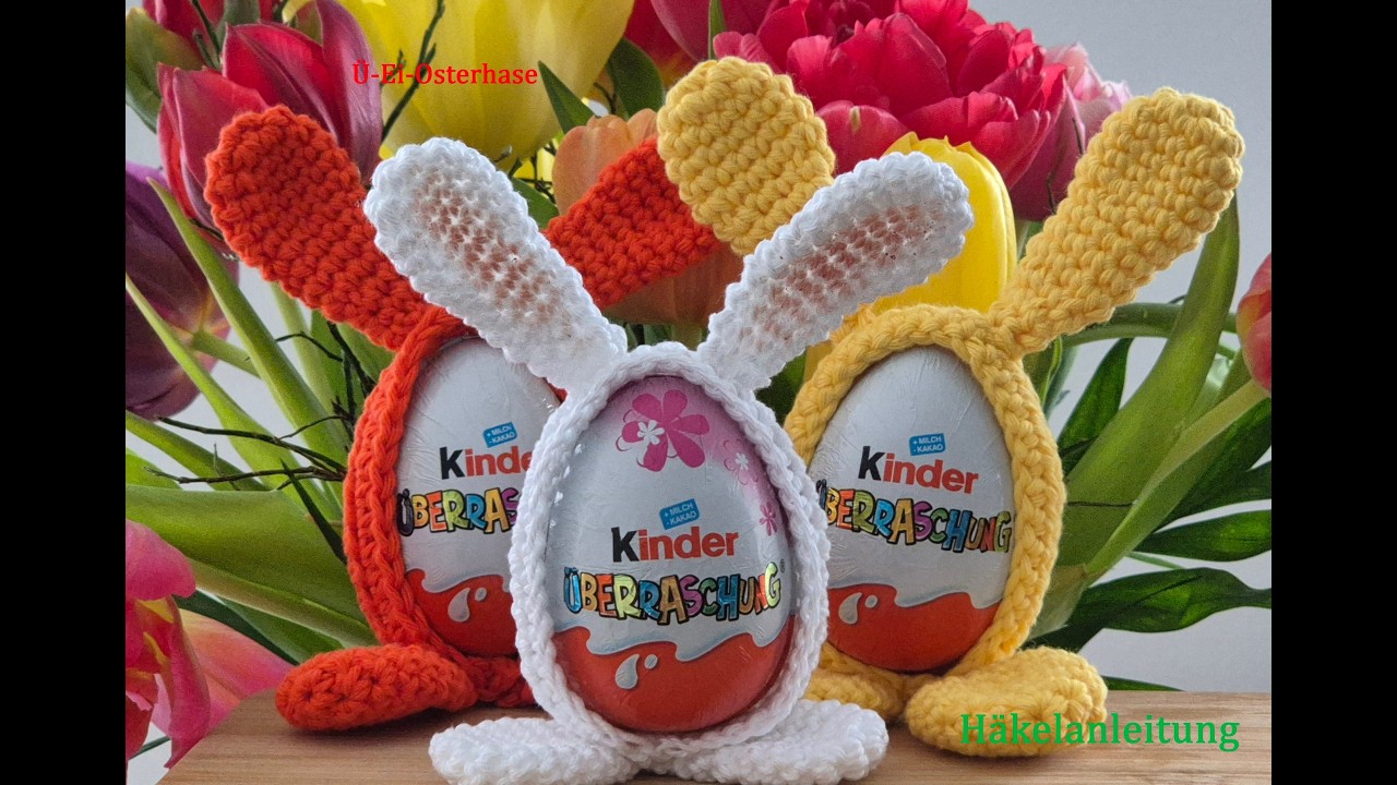 Ü-Ei-Osterhase Häkelanleitung - Anleitung für Anfänger geeignet #amigurumi #häkeln #diy #ostern