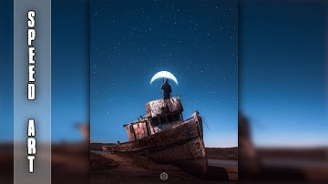Speed Art - Crescent Moon: The Umbrella [Photoshop Manipulation]