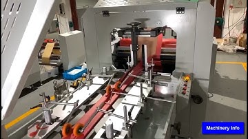 High Speed V Sharp Bottom Paper Bag Making Machines - Sharp Bottom Paper Bag Making Machine