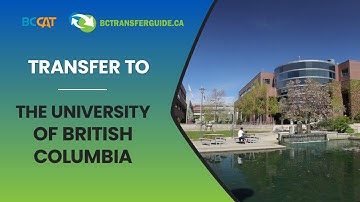 Transfer To (or From)... The UNIVERSITY OF BRITISH COLUMBIA