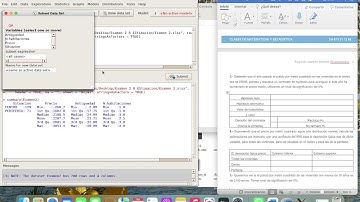 Subir archivos excel y filtrar datos en RCommander