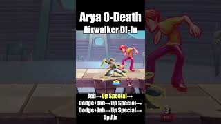 Arya Stark 0-death Airwalker combo tutorial #multiversus #shorts #arya #combo #gaming