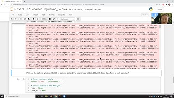 Penalised Regression in Scikit-learn: Solution Exercise 3