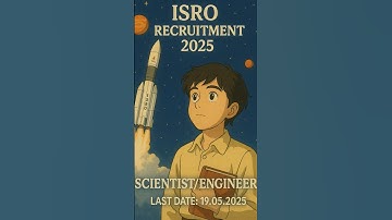ISRO Recruitment 2025 #isro #gate #gate2025