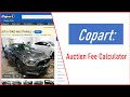 Copart Fees Calculator