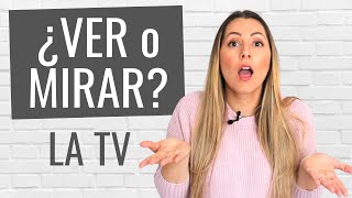 Diferencia entre VER y MIRAR  | How to say TO LOOK & TO SEE in Spanish VER vs MIRAR | HOLA SPANISH