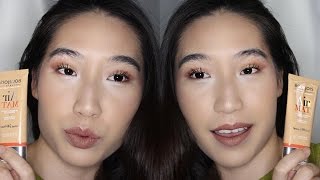 First Impressions ❤️ New BOURJOIS Air Mat Foundation Review + Demo | Oily Skin || TrishhYoungg