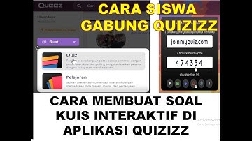 CARA MEMBUAT SOAL KUIS INTERAKTIF DI APLIKASI QUIZIZZ|CARA SISWA GABUNG QUIZIZZ