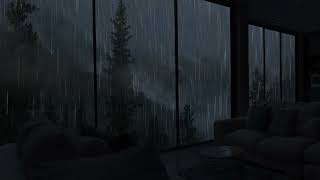 HEAVY RAIN AND THUNDER STORM SOUNDS For Relax, Sleep, Focus On Studying, Reduce Stress