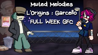 Friday Night Funkin': Muted Melodies REMASTERED | L'Origins: Garcello FULL WEEK GFC - FOUR NEW SONGS