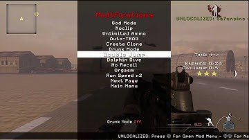 MW2 Spec Ops Mod Menu v2