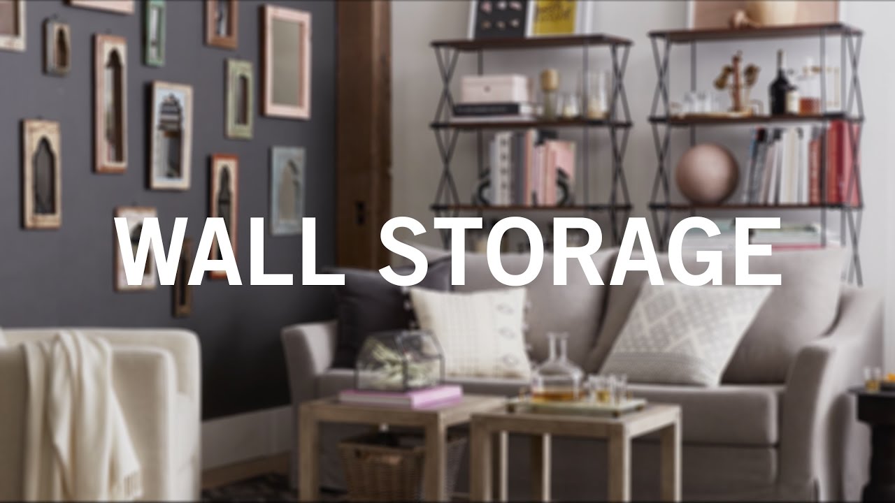 Small Space, Big Style: Wall Storage - YouTube Small Space, Big Style: Wall Storage - YouTube
