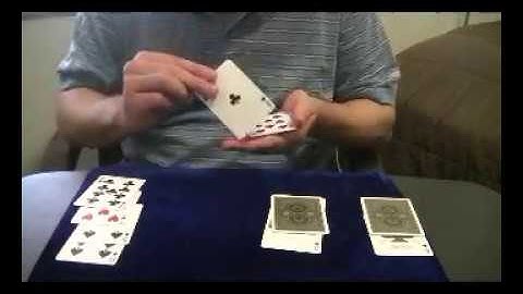 Card Tricks: Amazing 4 Aces Assembly Performed