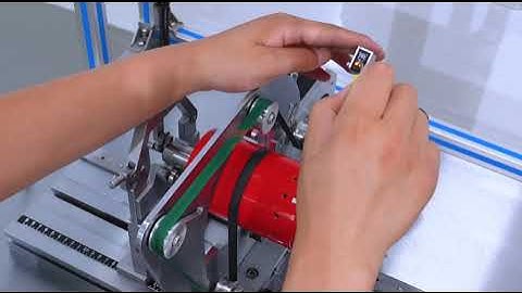 Horizontal Balancing Machine PHQ 16FA Adjustment of the photoelectric sensor