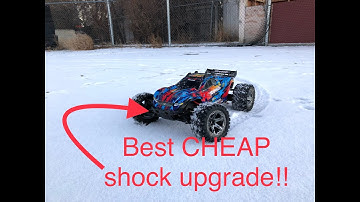 Best CHEAP Shock upgrade! Traxxas Rustler