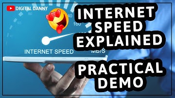 Internet speed explained | Bites Vs  Bytes | Info by Digital Danny