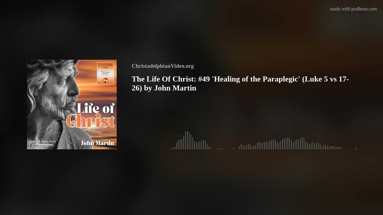 The Life Of Christ: #49 'Healing of the Paraplegic' (Luke 5 vs 17-26) by John Martin